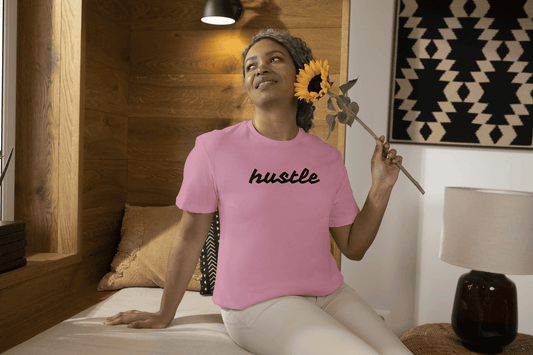 Hustle Terry Cotton Tee for Ultimate Comfort and Style