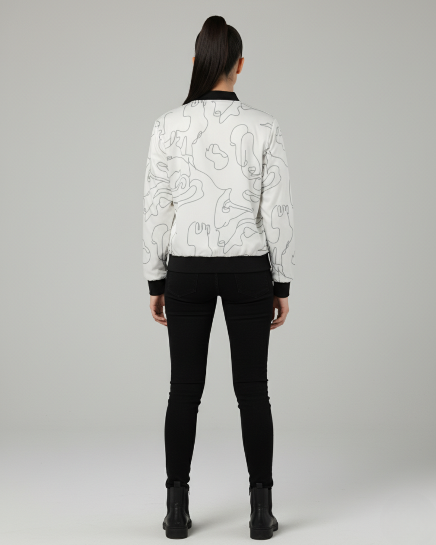Fluid Contours Unisex AOP Bomber Jacket