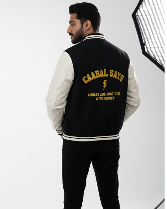 Caabal New Rules Unisex Varsity Jacket