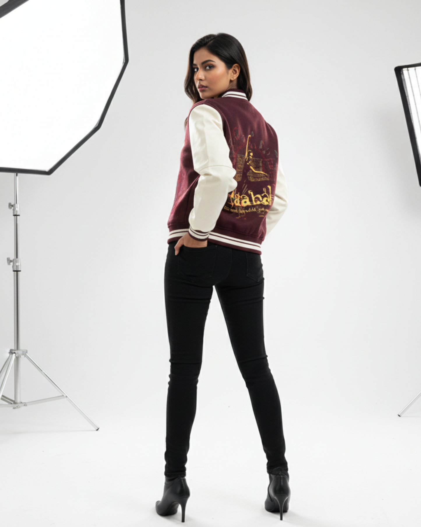 The Bollywood Glitch Unisex Varsity Jacket