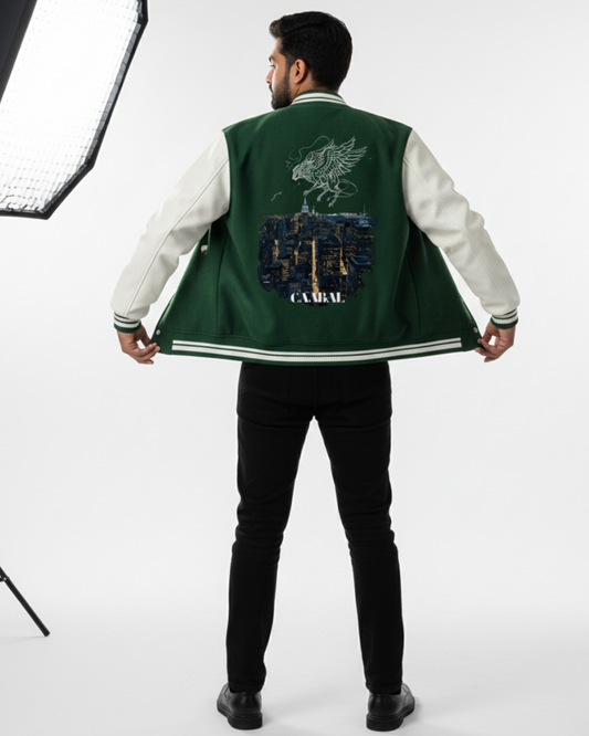 The Urban Mythos Unisex Varsity Jacket - Stylish Comfort for Every Occasion