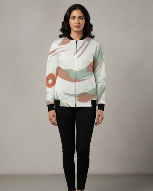 Artisan Swirl Unisex AOP Bomber Jacket