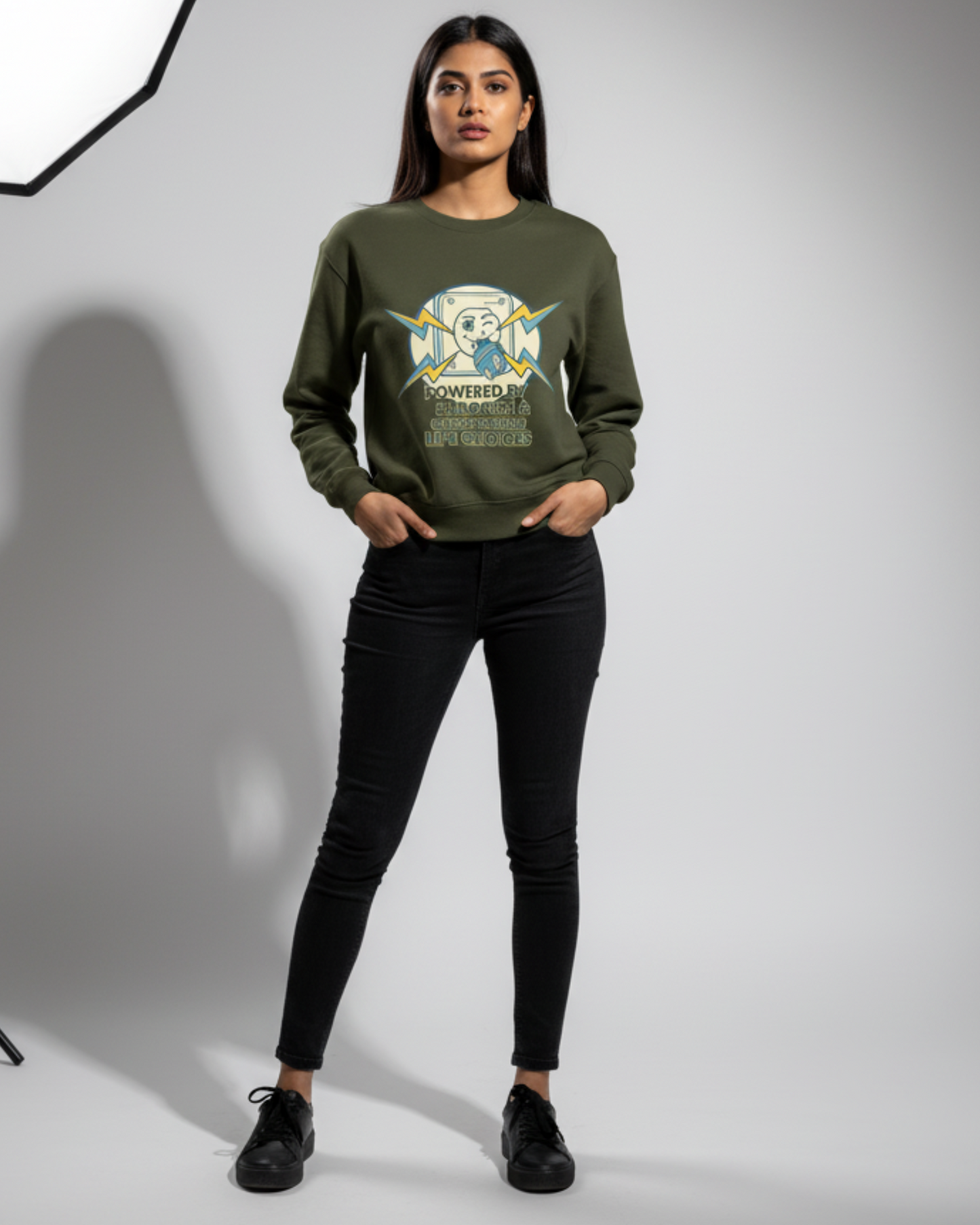 Powered By Sarcasm Unisex Sweatshirt