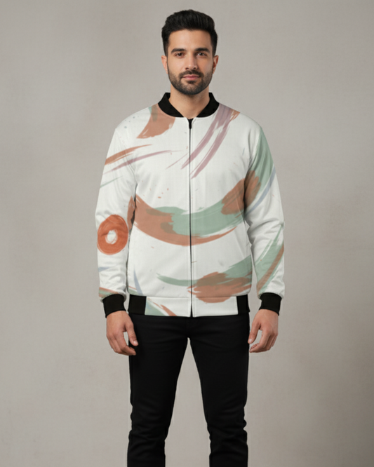 Artisan Swirl Unisex AOP Bomber Jacket