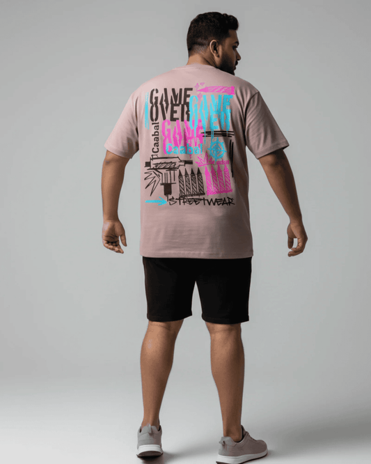 Game Over Unisex Classic Crew T-Shirt Up to 7XL