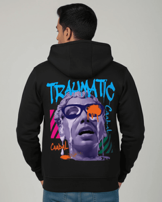Traumatic Unisex Zip Hoodie - Comfort and Style for Everyone