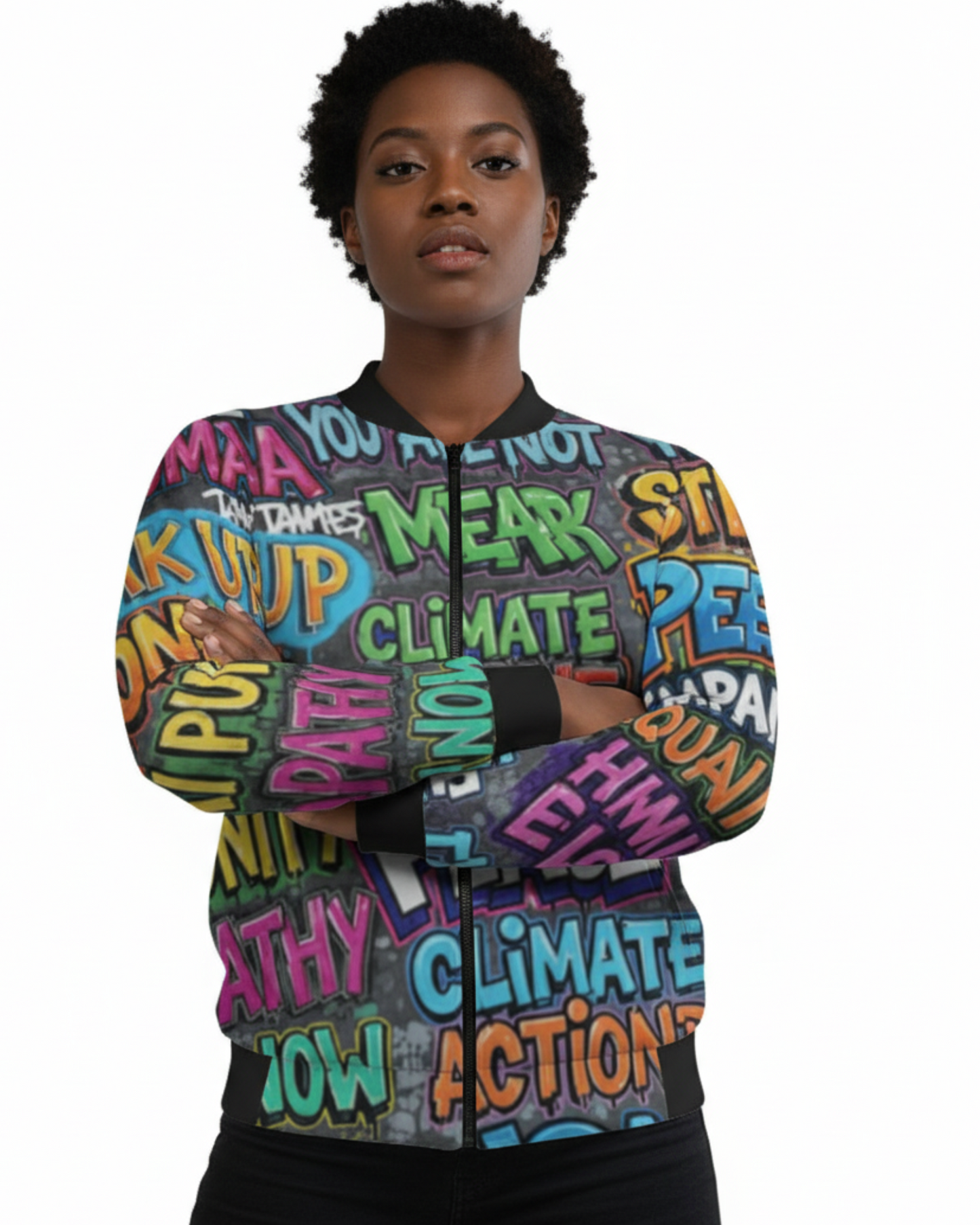 Graphic Unisex AOP Bomber Jacket - Stylish & Comfortable