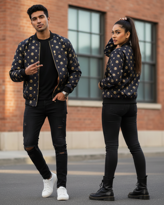 CAABAL Crown Unisex AOP Bomber Jacket - Up to 5XL