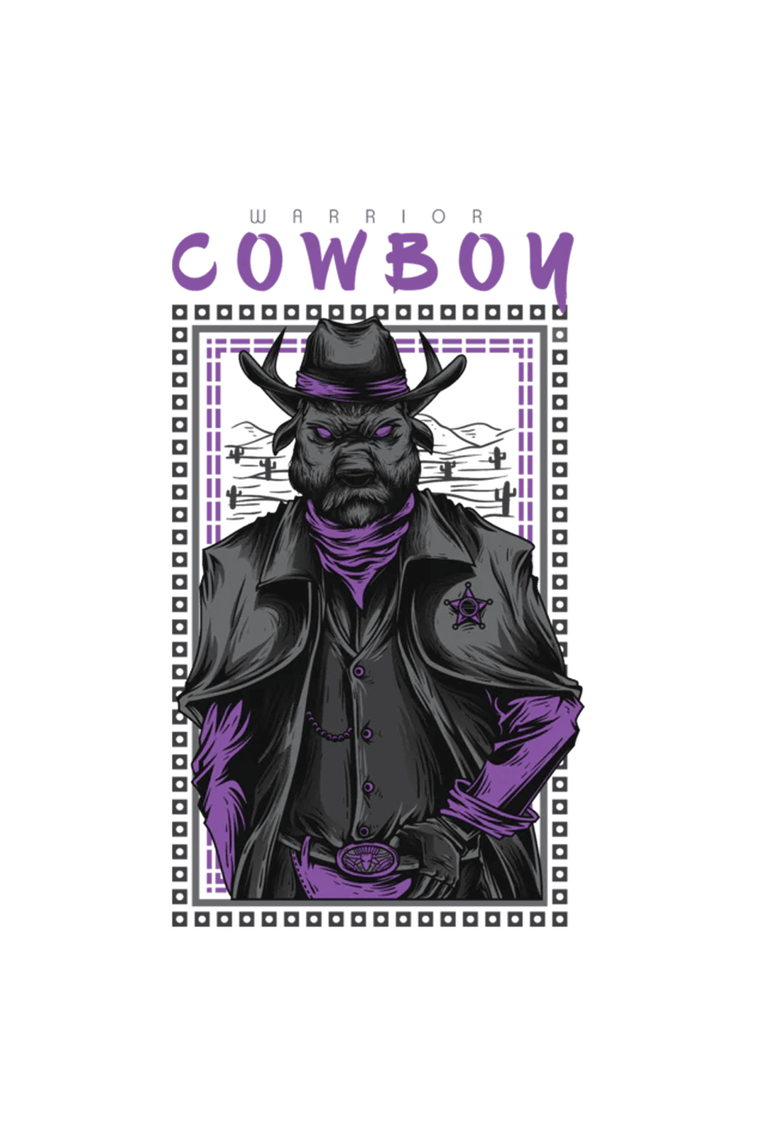Oversized Comfort Tee - Cowboy