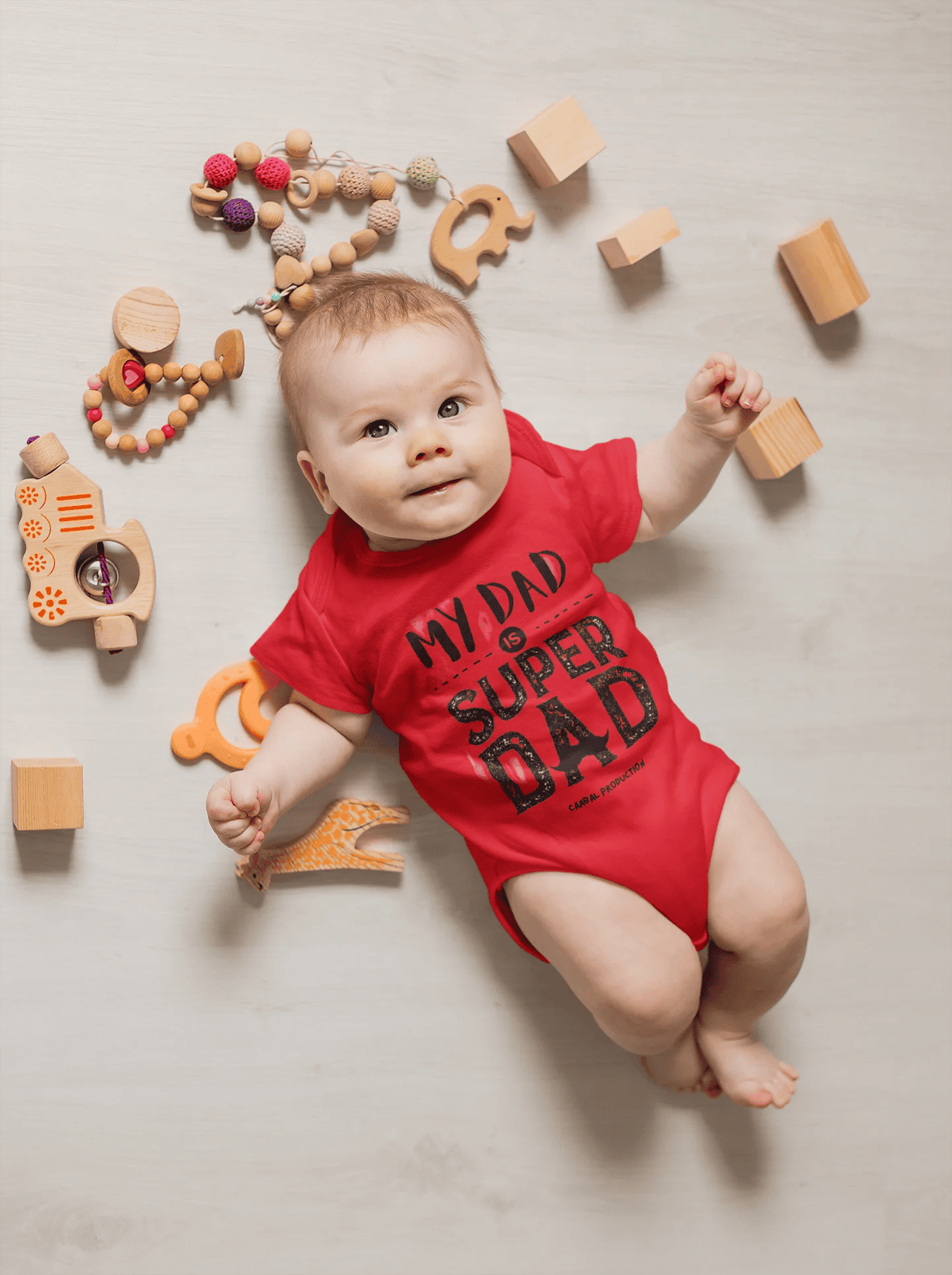 Super Dad Romper for Infants 0-12 Months