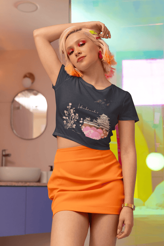 Floral Fantasy Women's Crop Top - Comfort Meets Style