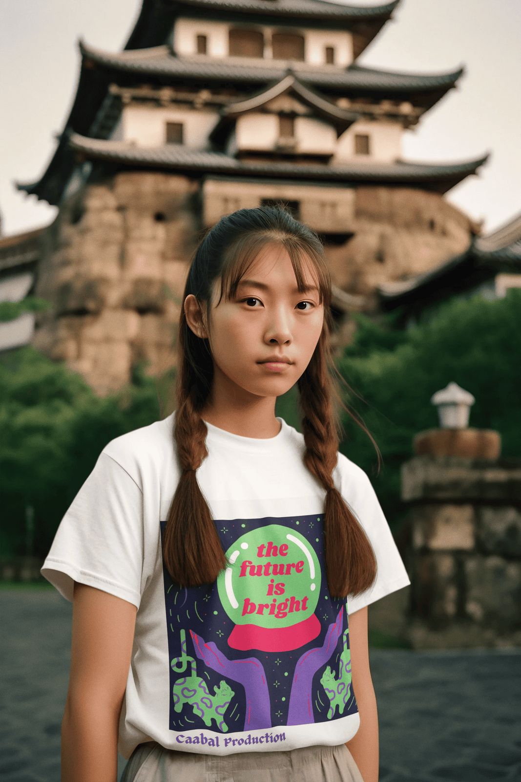 The Future is Bright T-Shirt for Girls (0-13 Years)