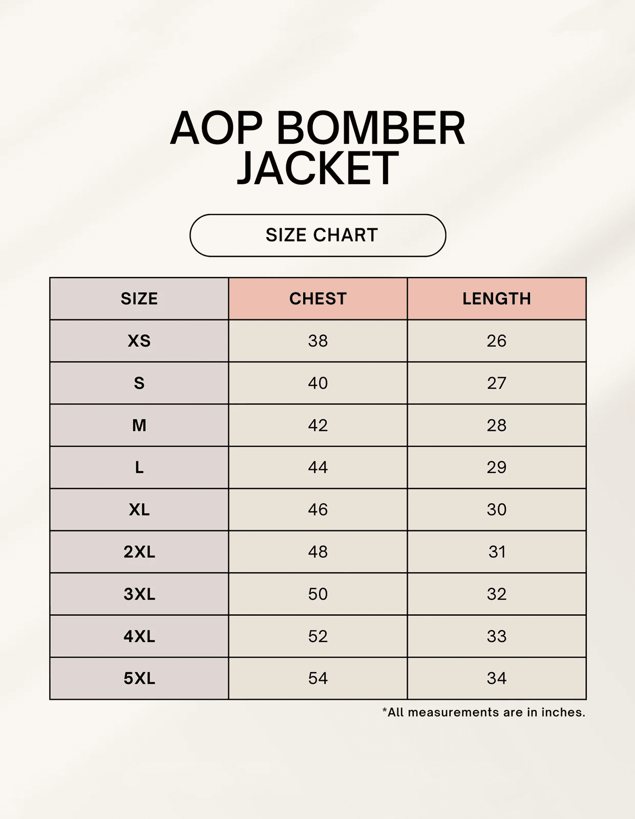Color_Size Chart