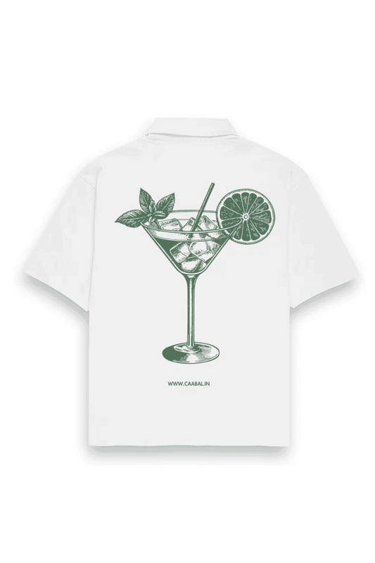 Classic Martini Oversized Clubwear Shirt