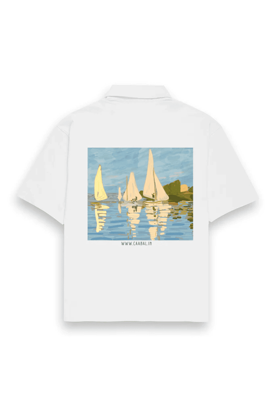 Nautical Nights Oversized Clubwear Shirt