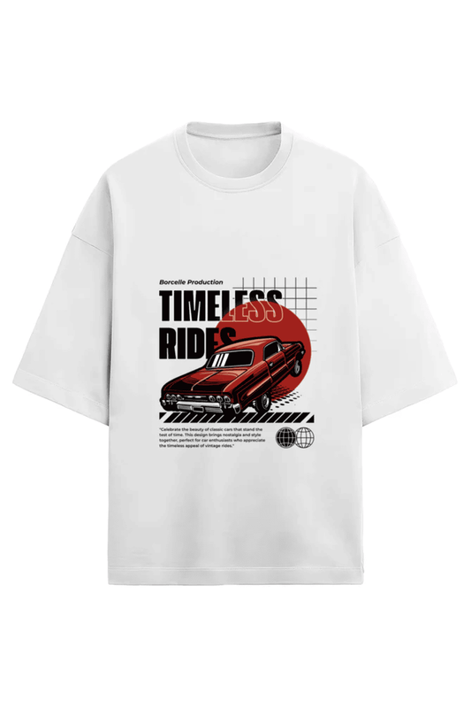 Oversized Terry Cotton T-Shirt - Soft & Stylish Comfort