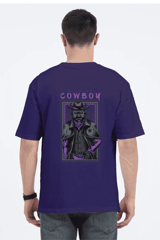 Oversized Comfort Tee - Cowboy