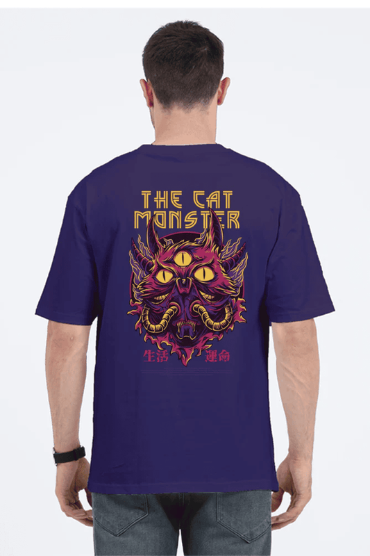 Oversized Comfort Tee - The Cat Monster