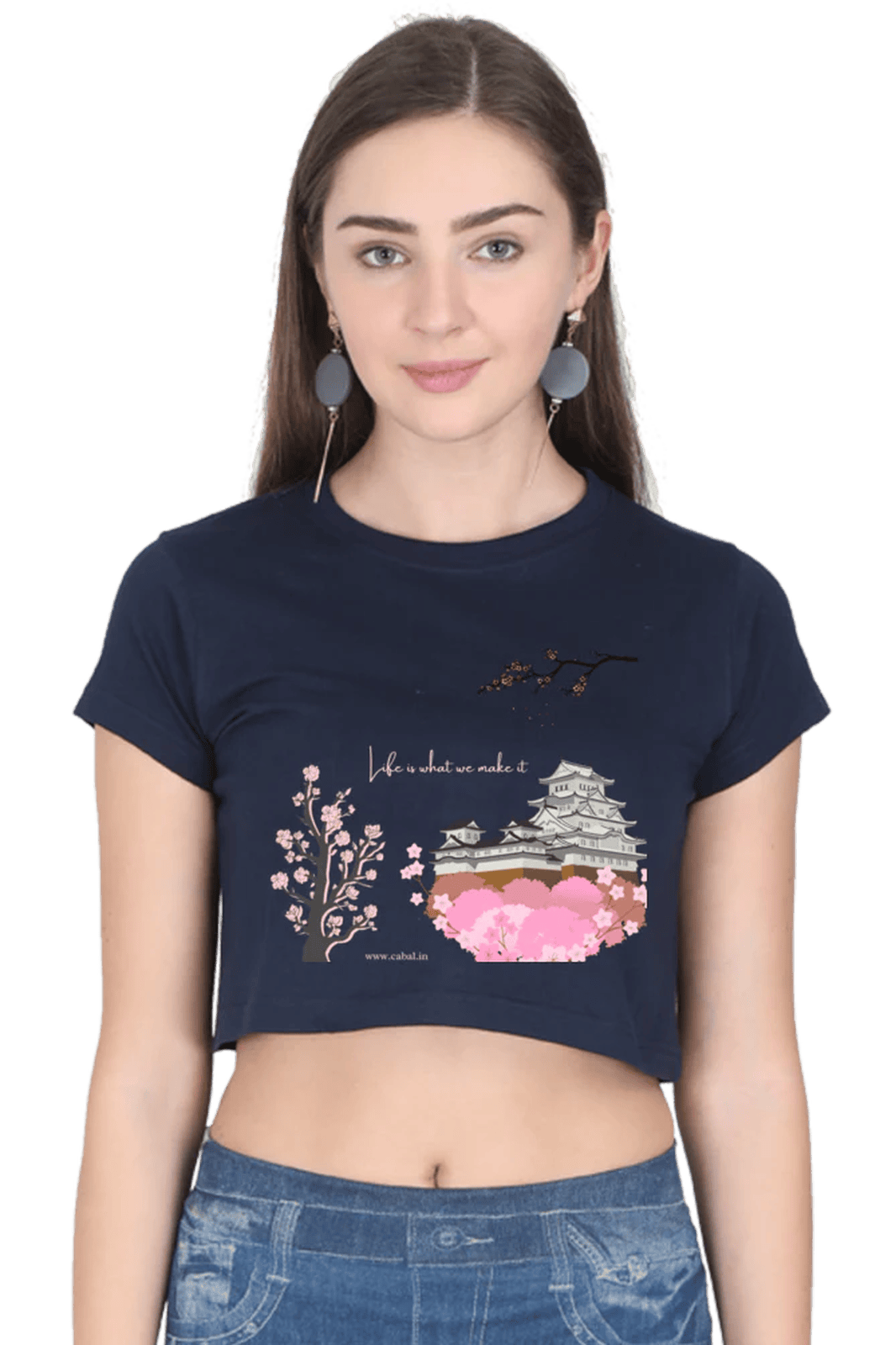Floral Fantasy Women's Crop Top - Comfort Meets Style
