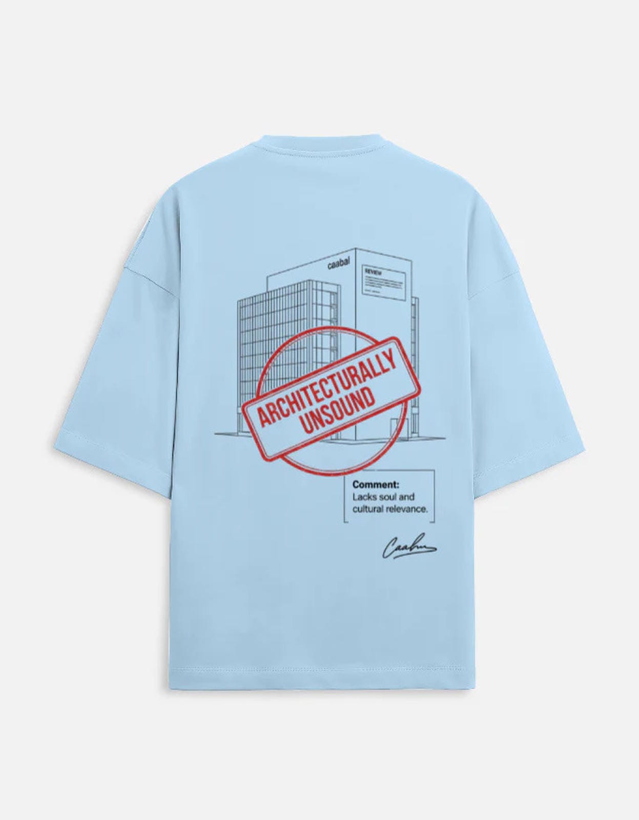 Architecturally Unsound Unisex Terry Oversized Tee