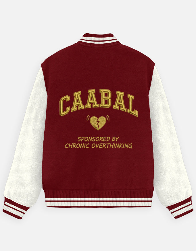 The Chronic Overthinker Unisex Varsity Jacket