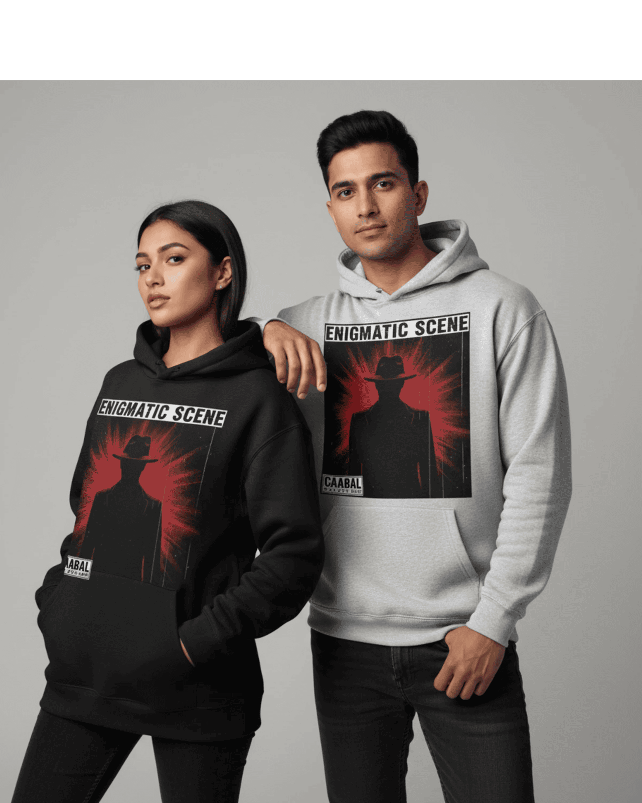 Enigmatic Scene Unisex Oversized Hoodie