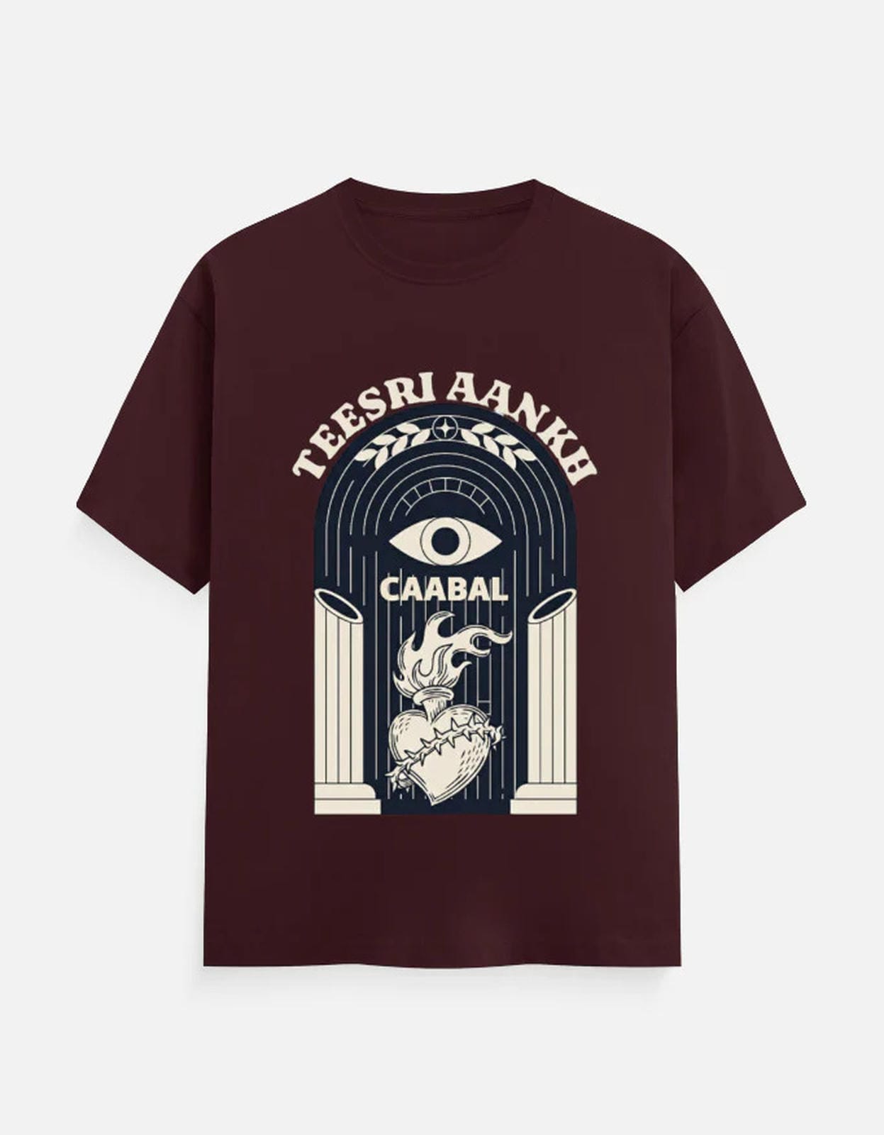 Teesri Aankh Unisex Classic Crew T-Shirt - Sizes Up to 7XL