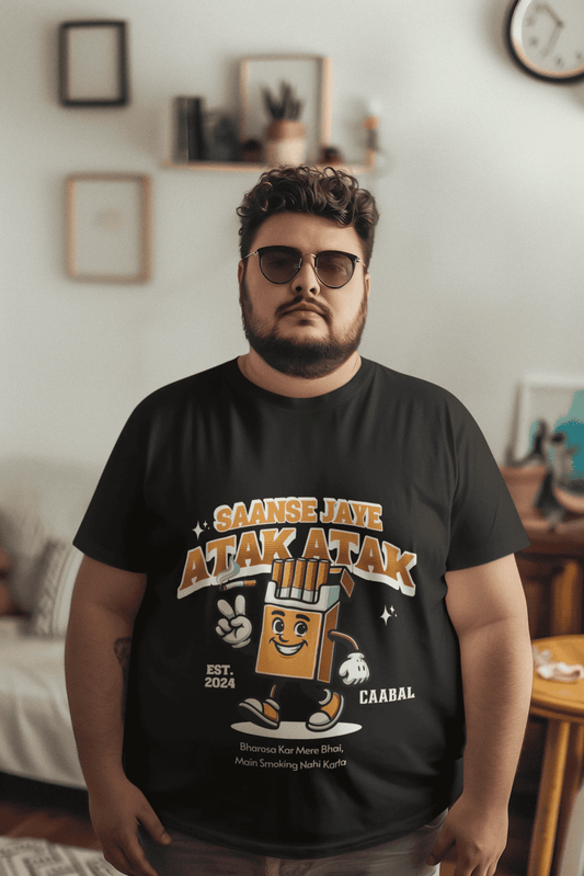 Sanse Jaye Atak Atak T-shirt (up to 7XL)