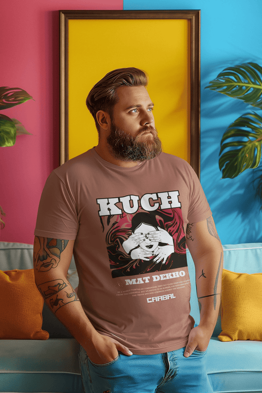 Kuch Mat Dekho Plus Size Classic T-Shirt (Up to 7XL)