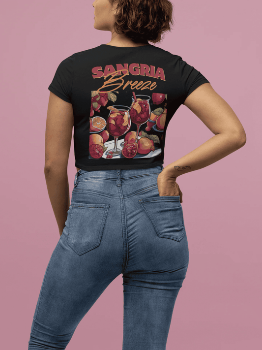 Sangria Breeze Crop Top – Stylish Summer Essential