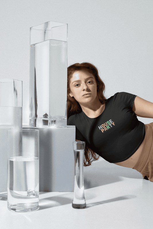 House Party Crop Top - Stylish & Comfortable for Your Gatherings