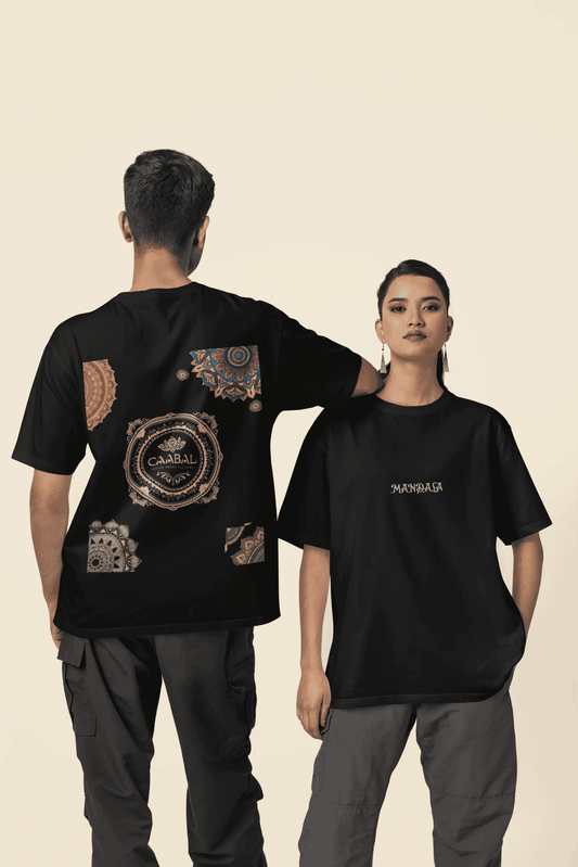 Mandala Oversized Terry T-shirt: Ultimate Comfort Meets Style
