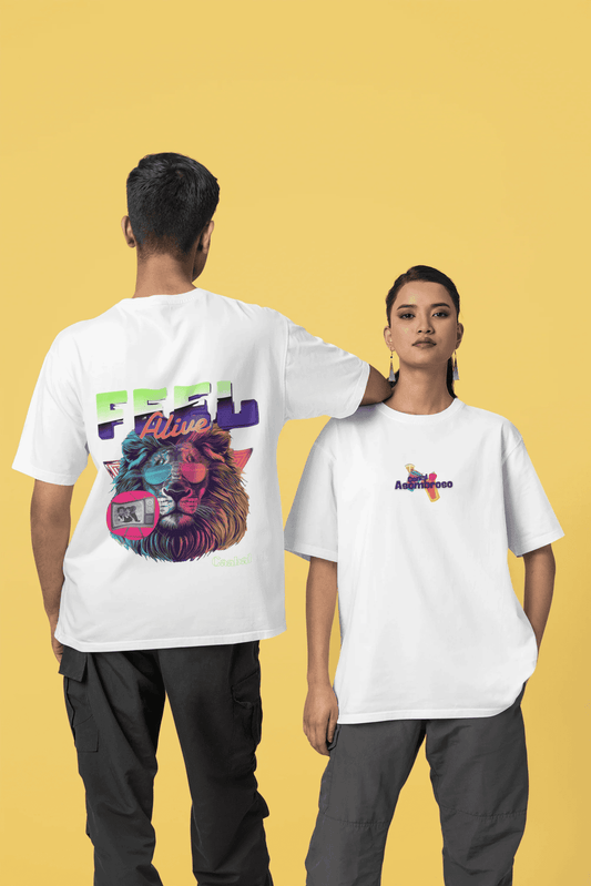 Feel Alive Oversized Terry Cotton Tee