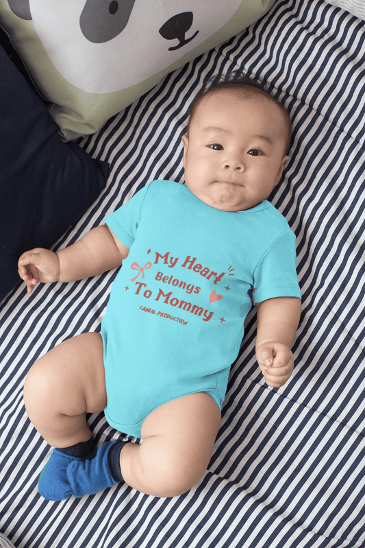 My Heart Belongs To Mummy Baby Romper - 0-12 Months