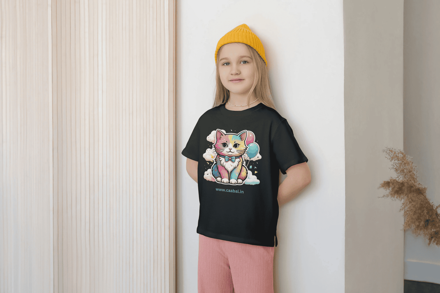 Meow Mates Cat Lover Tee for girls (0-13 Years)