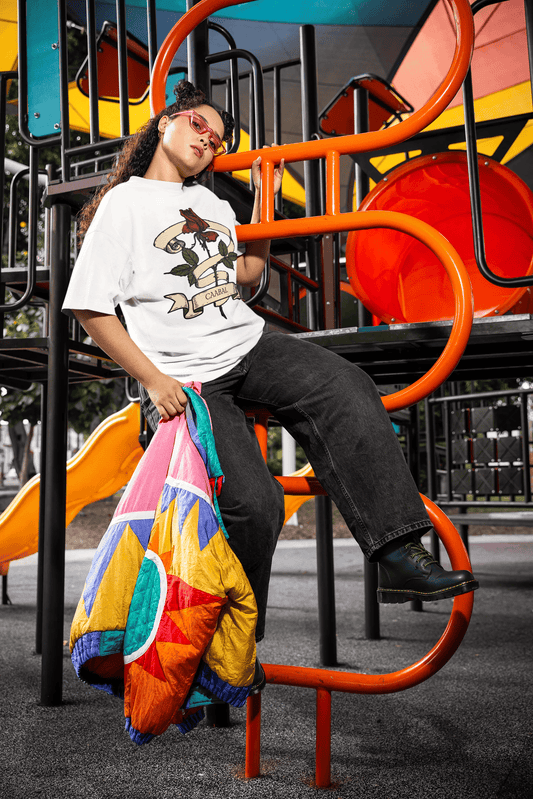Killer Rose Terry Oversized Tee - Ultimate Comfort and Style