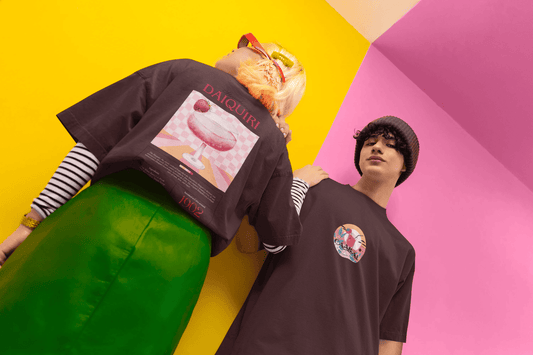 Strawberry Danqry Oversized Terry Cotton T-Shirt