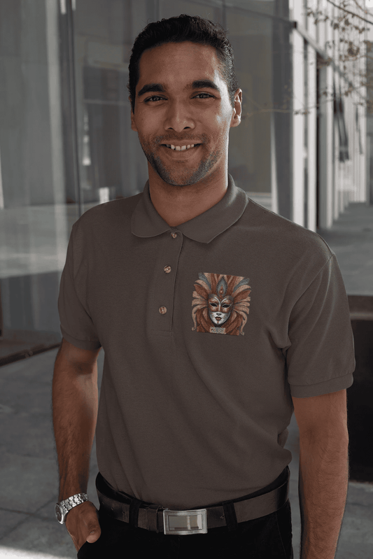 Unmasked Joy Polo T-Shirt: Comfort Meets Style