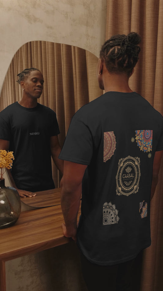 Mandala Oversized Terry T-shirt: Ultimate Comfort Meets Style
