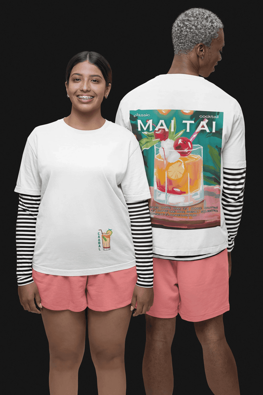 Mai Tai Oversized Terry Cotton Tee - Ultimate Comfort and Style