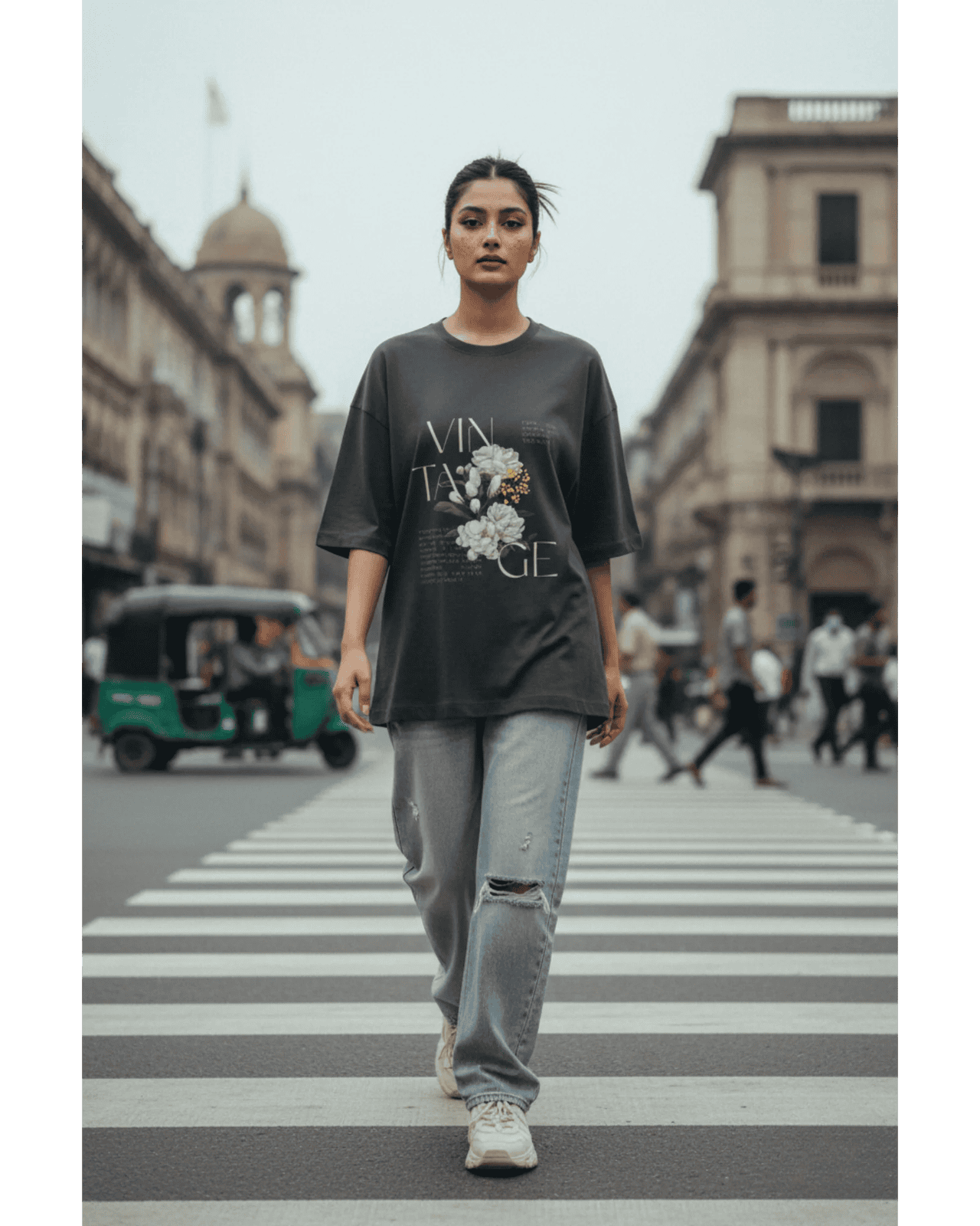 Vintage Terry Cotton Oversized T-Shirt for Ultimate Comfort