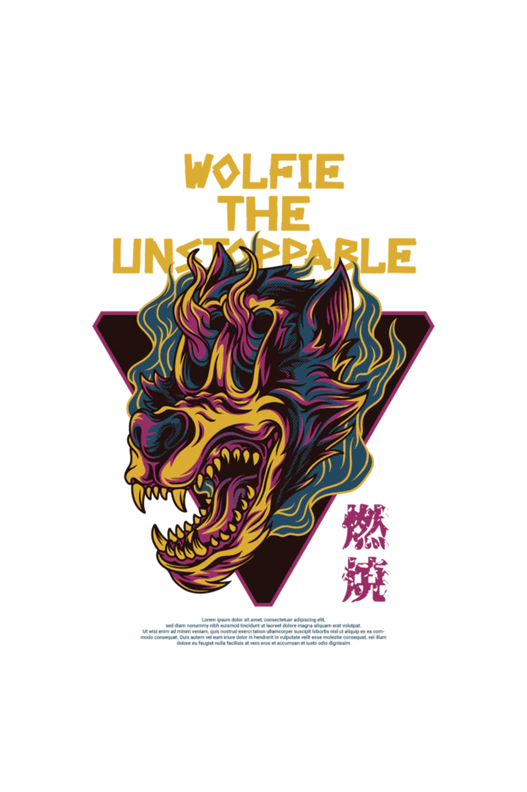 Oversized Comfort Tee - Wolf