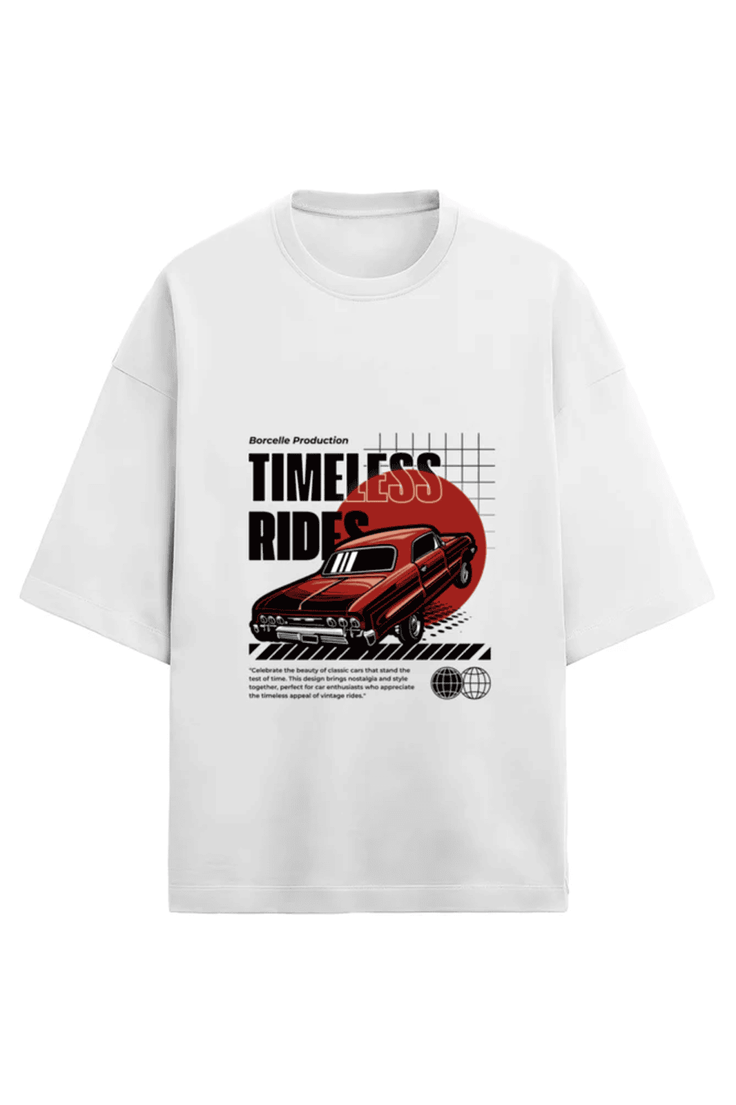 Oversized Terry Cotton T-Shirt - Soft & Stylish Comfort