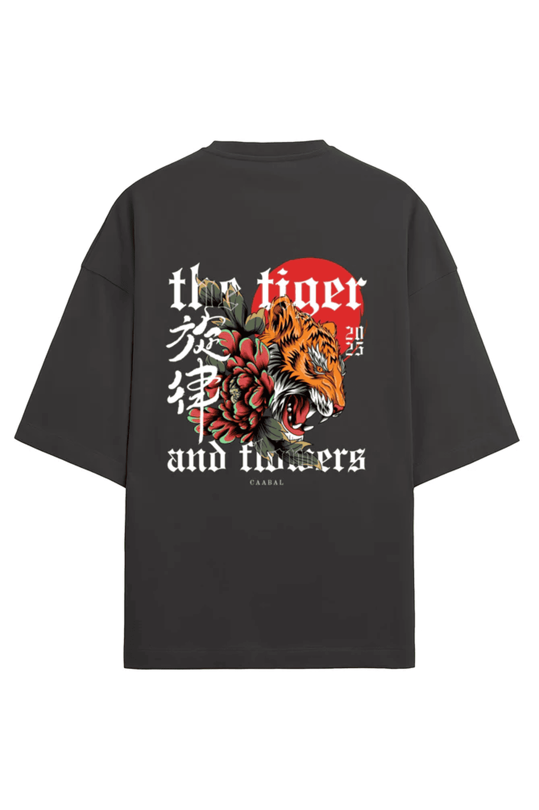 Tiger Terry Cotton Oversized Tee - Comfort Meets Style
