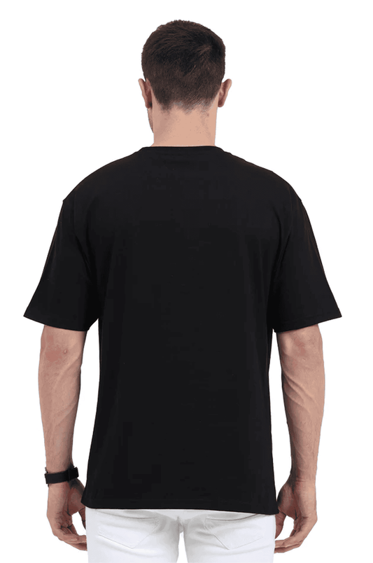 Oversized Comfort Tee - Wolf Design