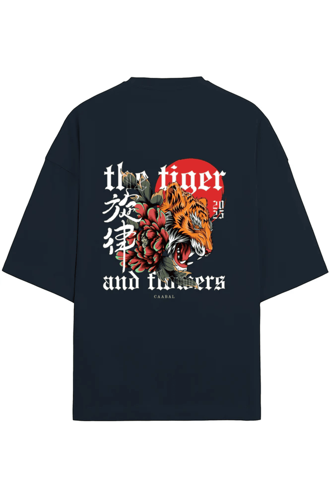 Tiger Terry Cotton Oversized Tee - Comfort Meets Style