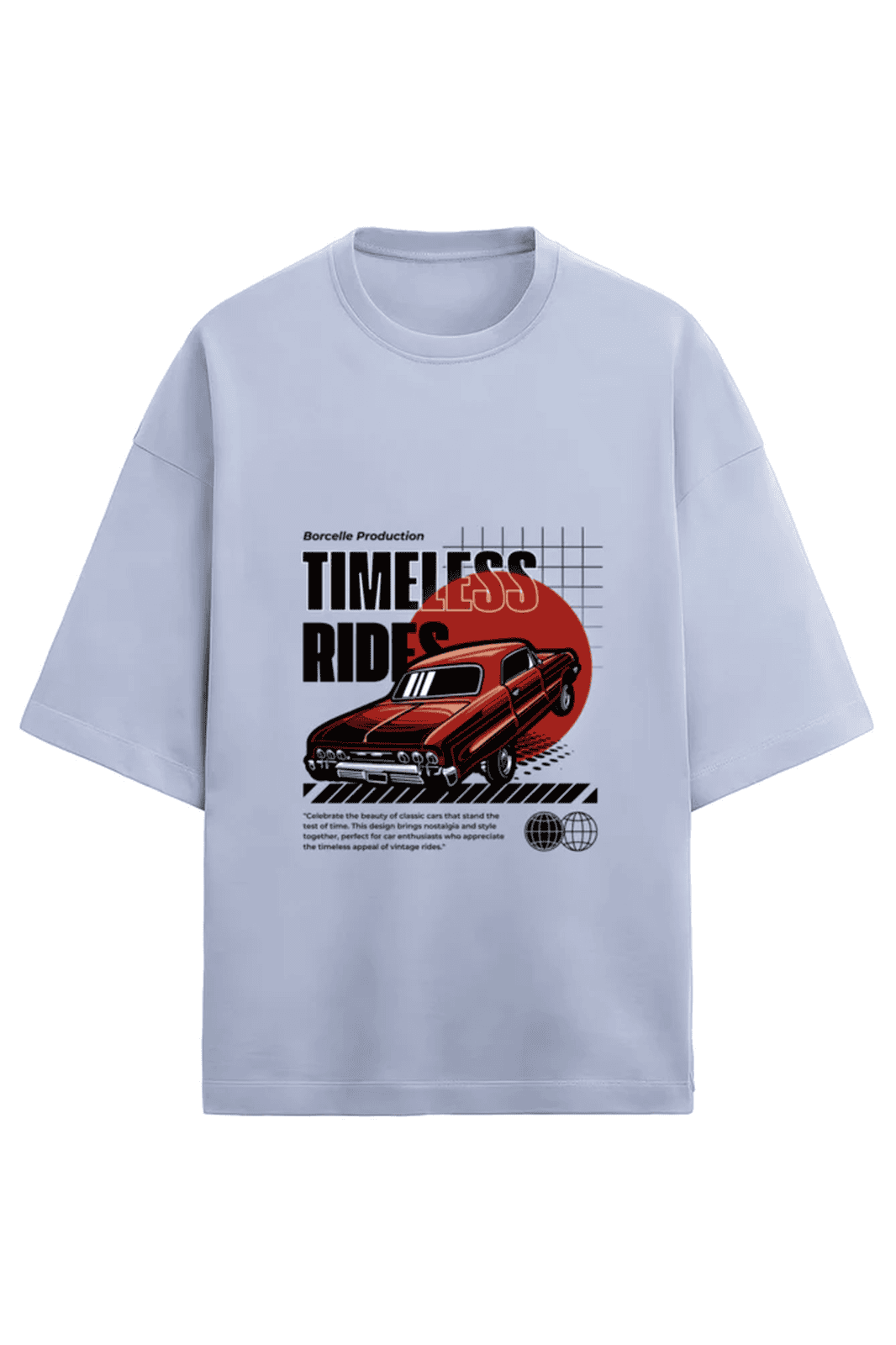 Oversized Terry Cotton T-Shirt - Soft & Stylish Comfort