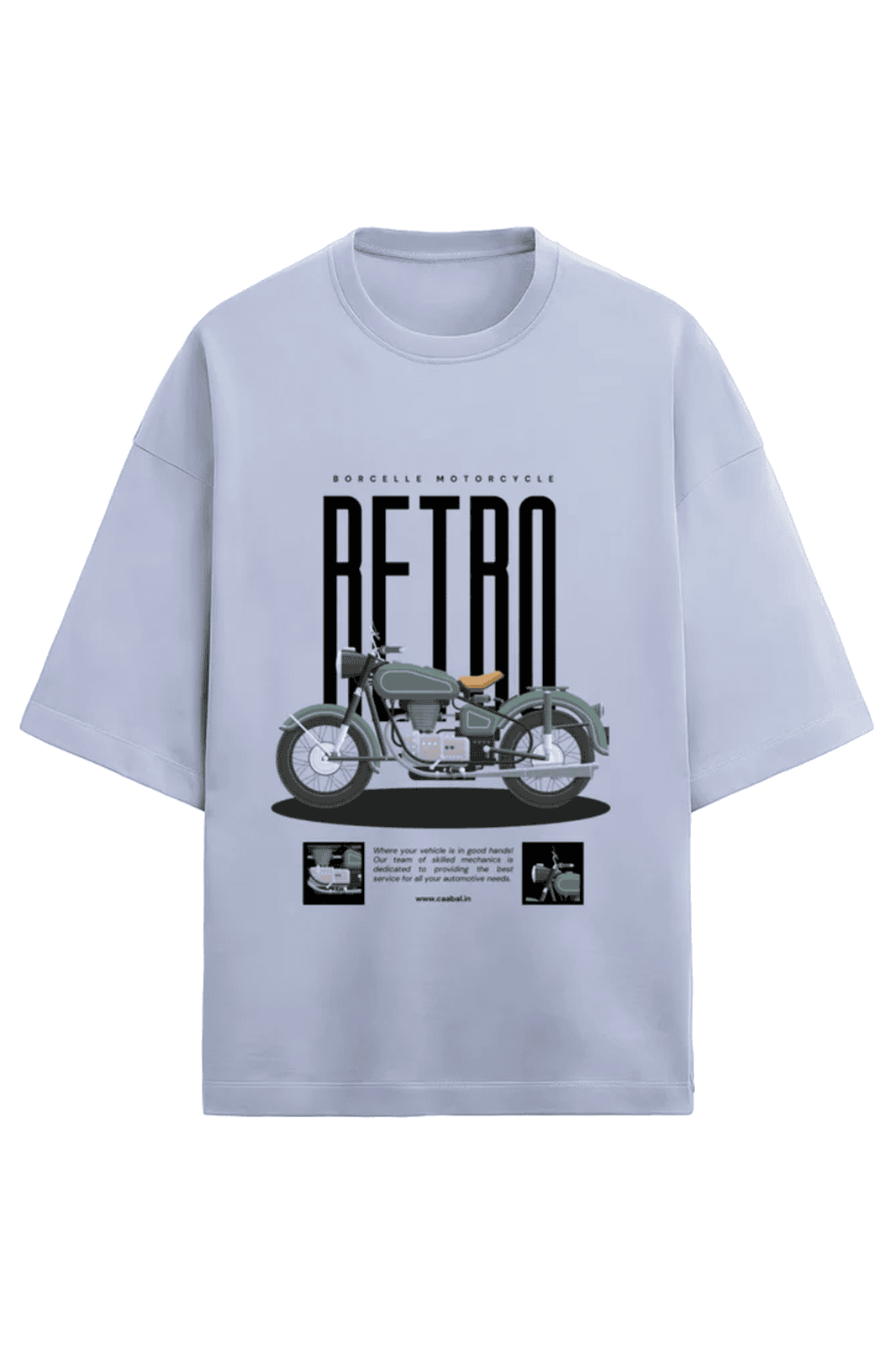 Retro Terry Cotton Oversized T-Shirt