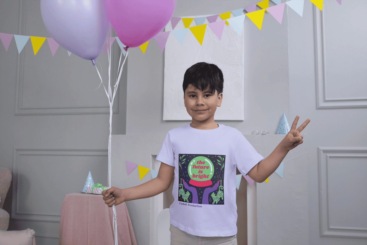 Bright Future Ahead Motivational Tee For Boys  0-13 Years