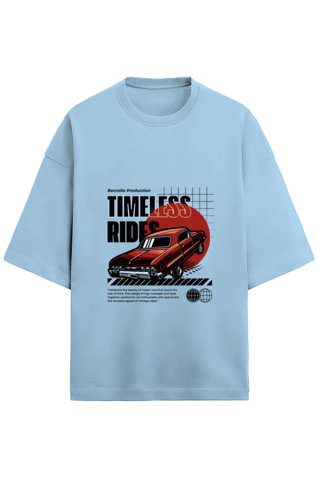 Oversized Terry Cotton T-Shirt - Soft & Stylish Comfort